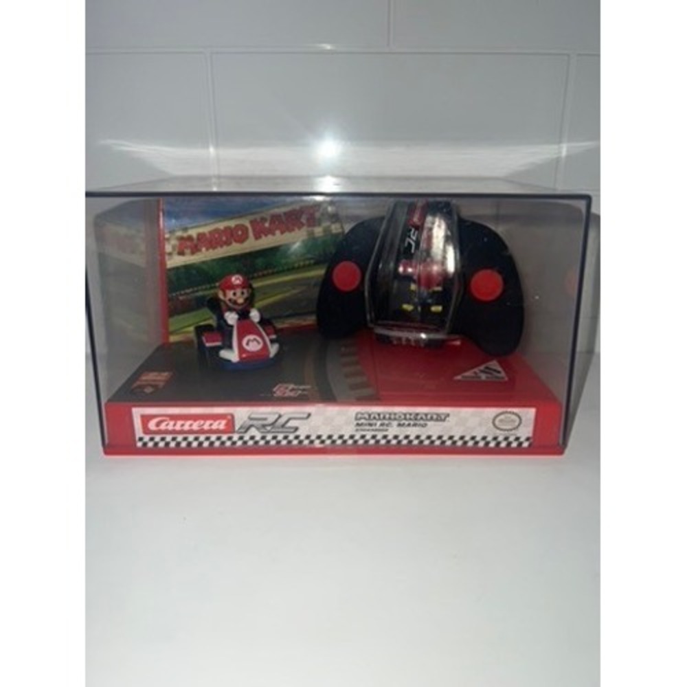 Carrera RC Mario Kart Mini RC Mario 2.4 GHz Remote Control Car with Case